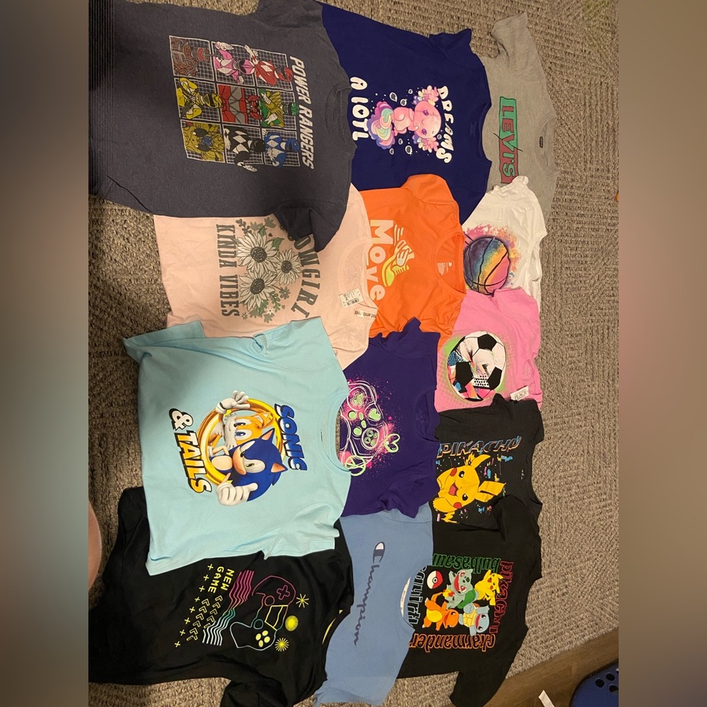 13 shirts size 14/16